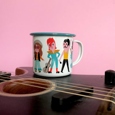 "Music lover" enamel mug 