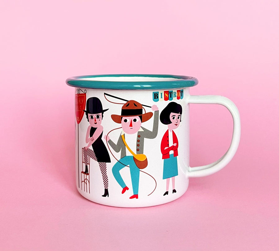Enamel Mug Movie Lover