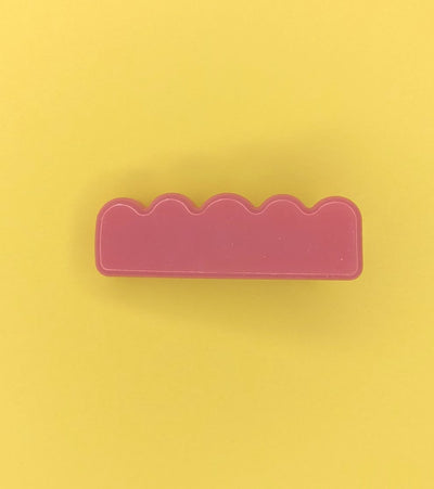 Minik_handmade pink hair clip