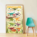 Poppik Gran Póster de Pegatinas Dinosaurios