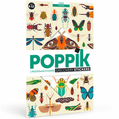 Poppik Large Poster of Stickers "Insects"
