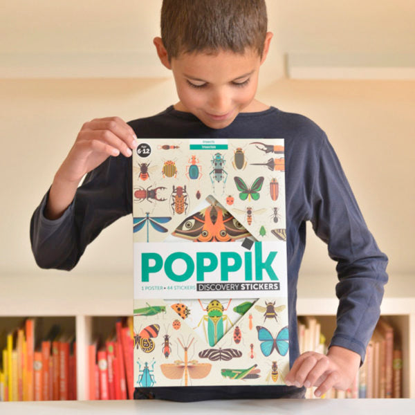 Poppik Large Poster of Stickers "Insects"