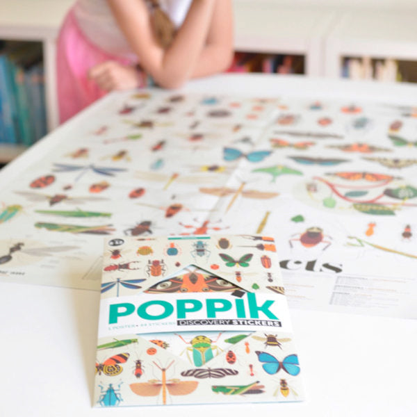 Poppik Large Poster of Stickers "Insects"