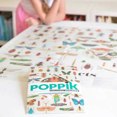 Poppik Large Poster of Stickers "Insects"