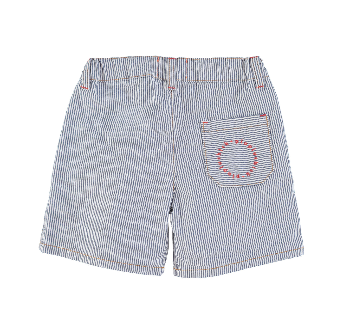 Piupiuchick boy shorts | navy stripes