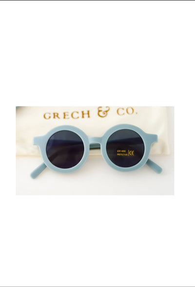 Original Round Sustainable Sunglasses - Light Blue
