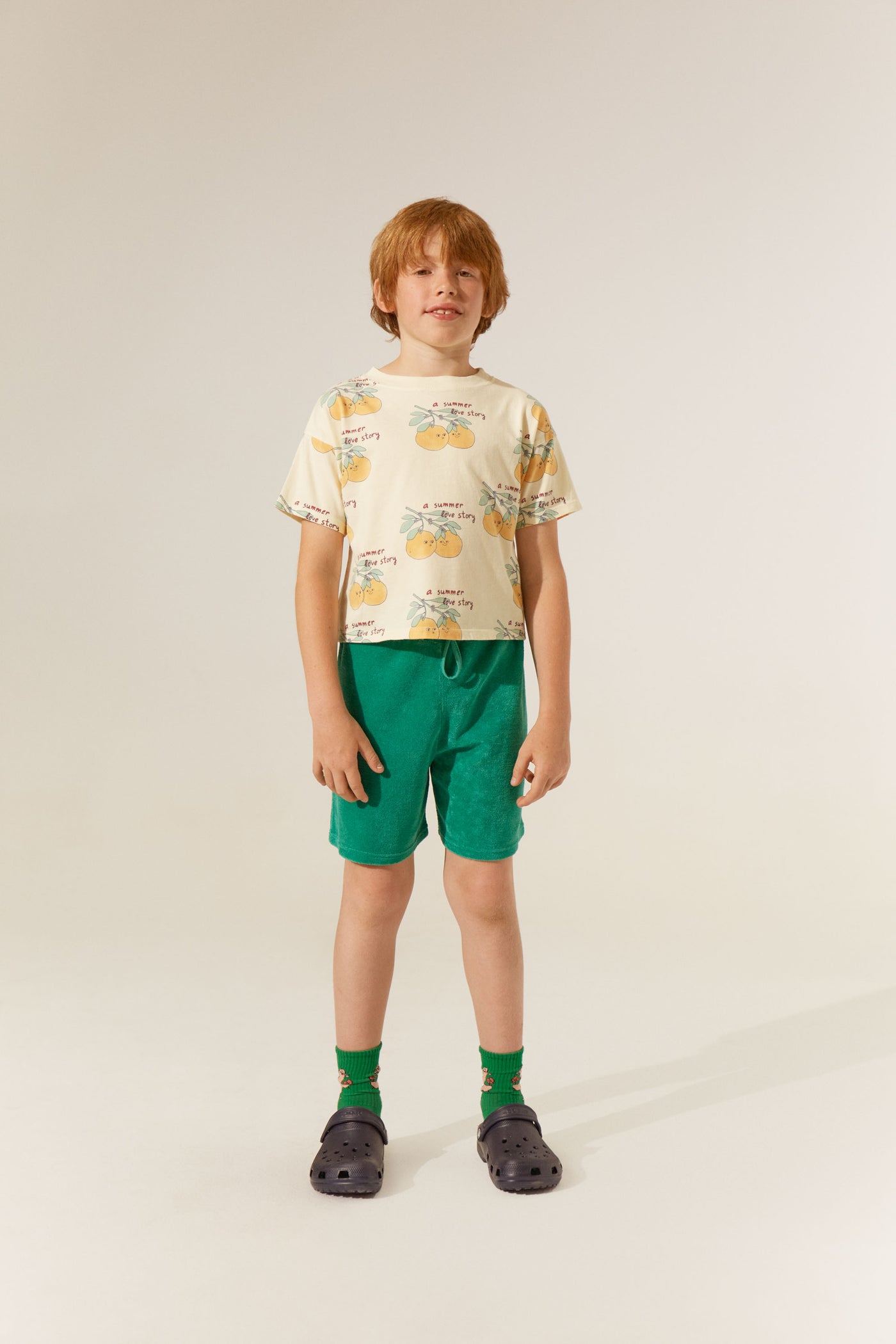 The campamento shorts verdes toalla