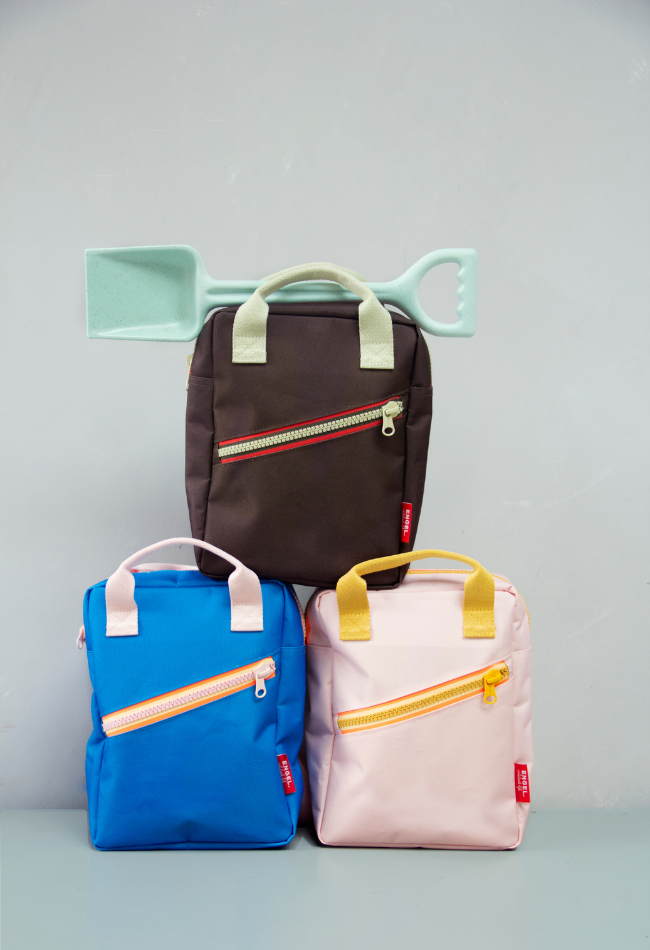 Backpack small 'Zipper true blue'