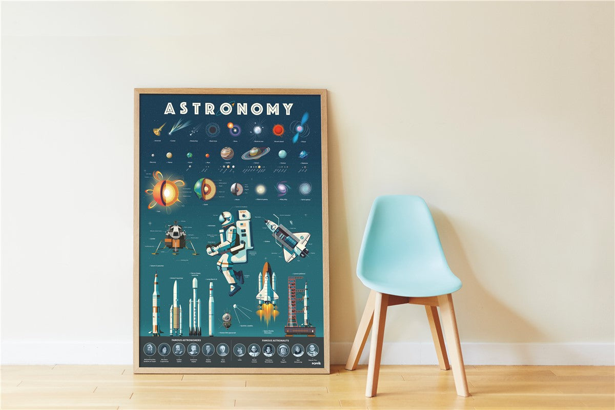 Astronomy Sticker Poster