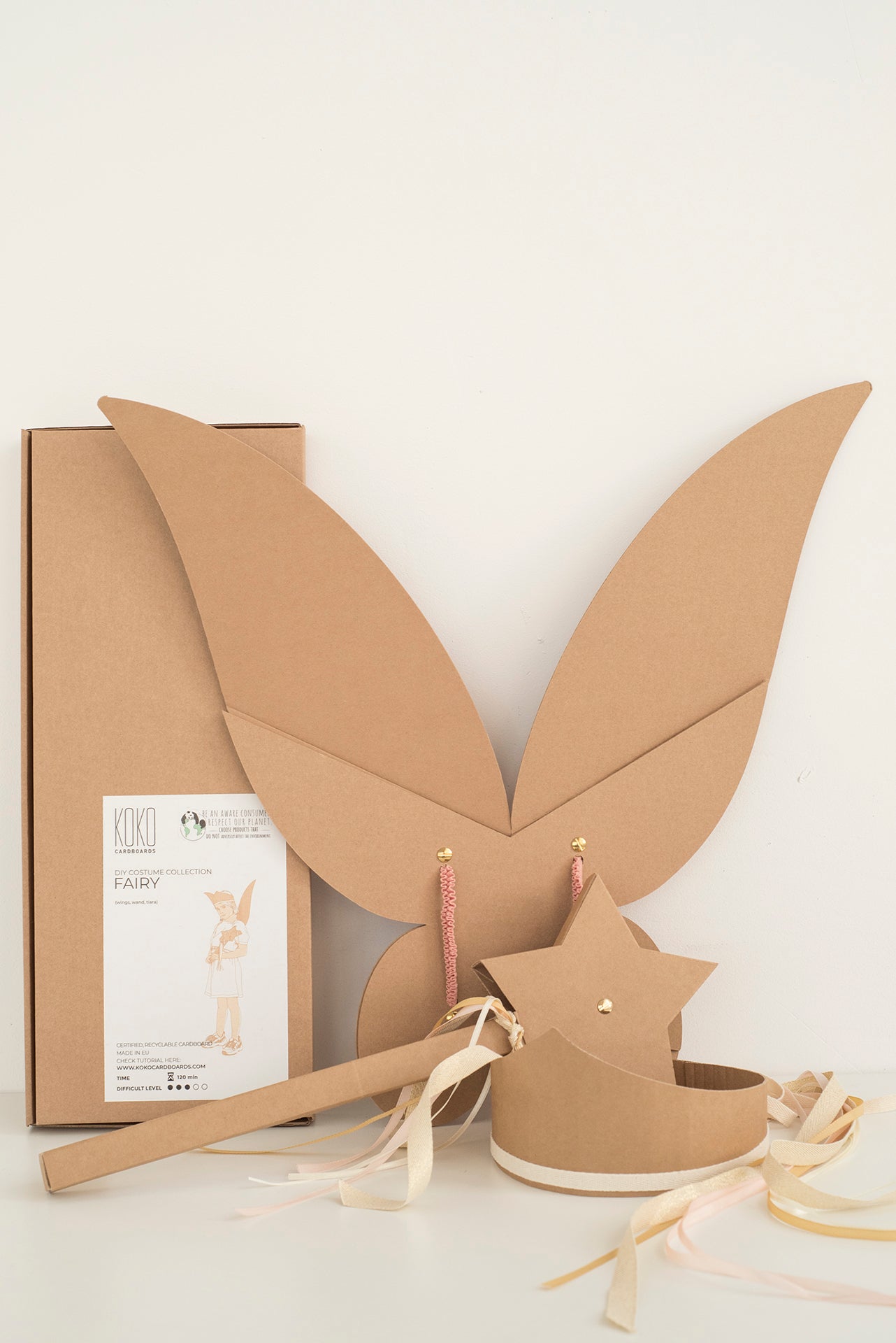Koko Cardboards Disfraz de hada DIY
