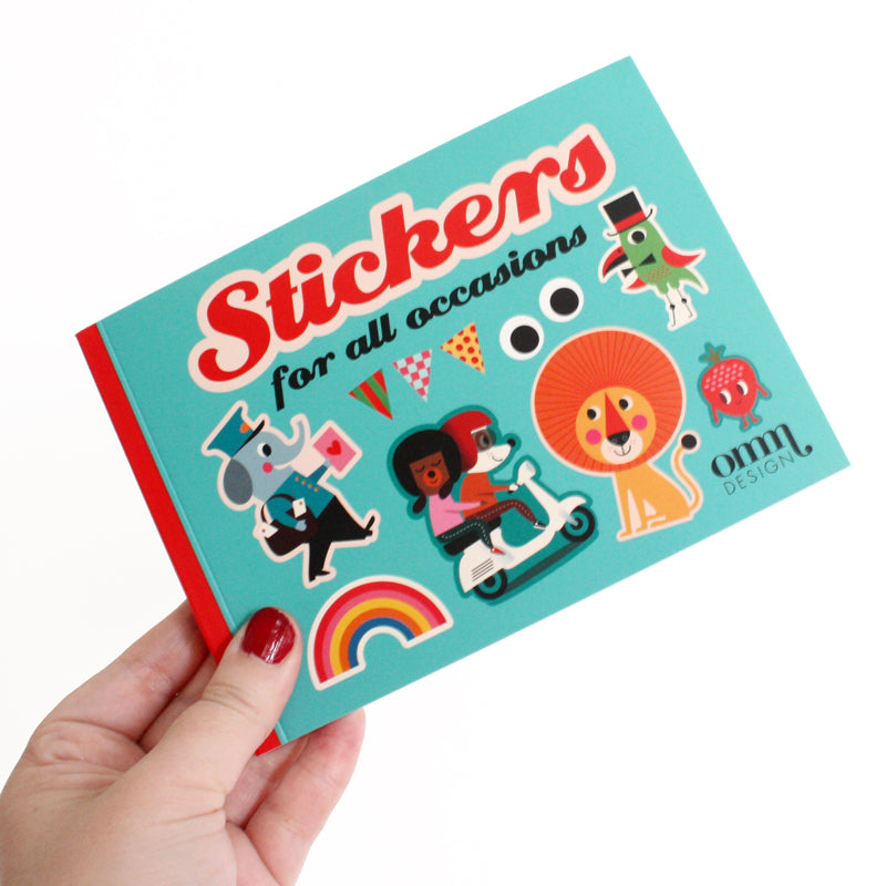 Stickers Book Blue