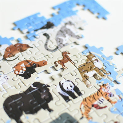 Poppik Puzzle 500 piezas "Animales del mundo"