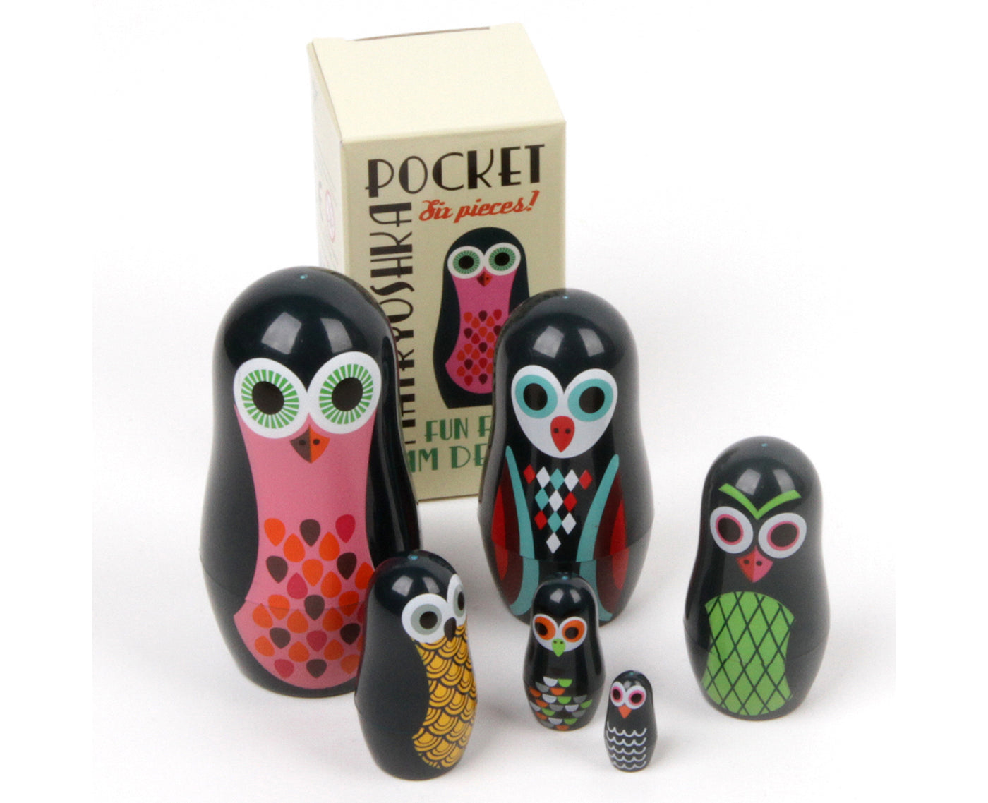 OMM Design Matryoshka "Pocket Owls"