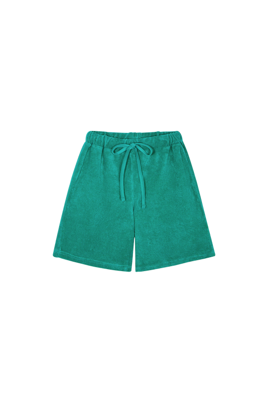 The campamento shorts verdes toalla