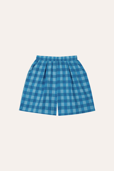 The Campamento shorts cuadros azules